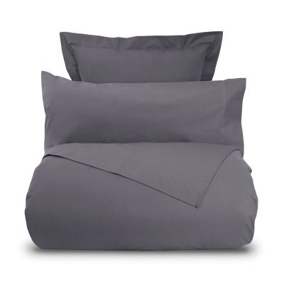 Funda nórdica 1 pieza 100% algodón Percal 200 hilos Carbón