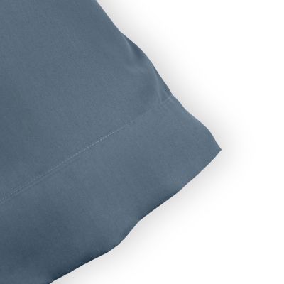 Funda de almohada 100% algodón satén 300 hilos Azul Noche