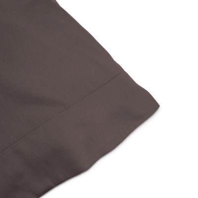 Funda de almohada 100% algodón satén 300 hilos Chocolate