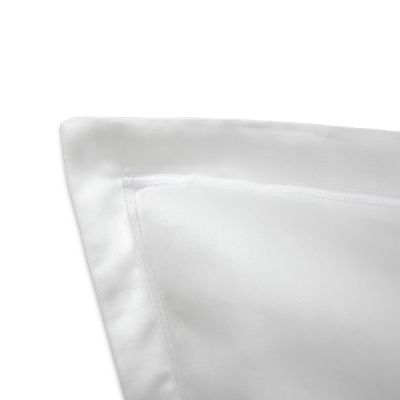 Funda de cuadrante 60 x 60 cm de 100% algodón satinado de 300 hilos Blanco