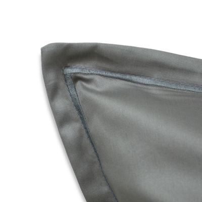 Funda de cuadrante 60 x 60 cm de 100% algodón satinado de 300 hilos Gris