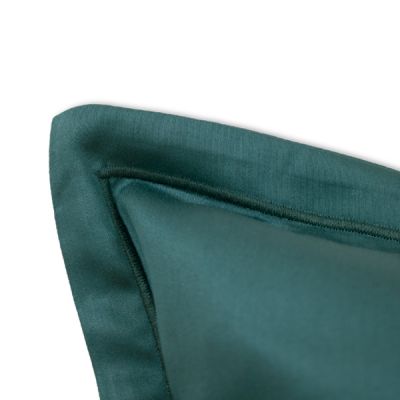 Funda de cuadrante 60 x 60 cm de 100% algodón satinado de 300 hilos Verde