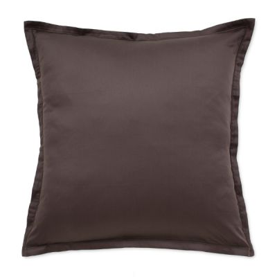 Funda de cuadrante 60 x 60 cm de 100% algodón satinado de 300 hilos Chocolate
