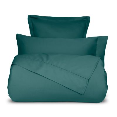 Funda nórdica 1 pieza 100% algodón satinado 300 hilos Verde
