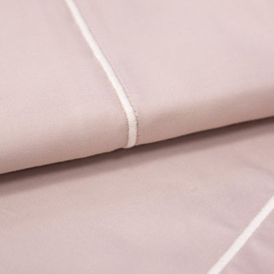 Juego de cama 2 piezas 100% algodón satinado 300 hilos Nude
