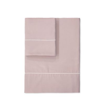 Juego de cama 2 piezas 100% algodón satinado 300 hilos Nude