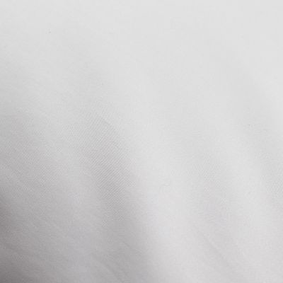 Sábana bajera ajustable 100% algodón satinado 300 hilos Blanco