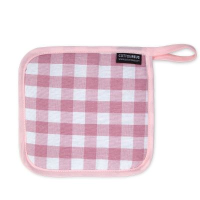Agarrador Vichy Rosa
