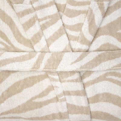 Barnús de ris 100% cotó Zebra Soft beige Lasa Home