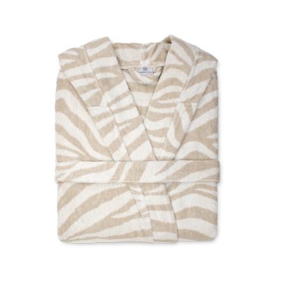 Barnús de ris 100% cotó Zebra Soft beige Lasa Home