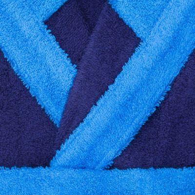 Albornoz Infantil de rizo 100% algodón Combi Azul Marino OFERTA