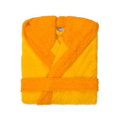 Albornoz Infantil de rizo 100% algodón Combi Oro OFERTA