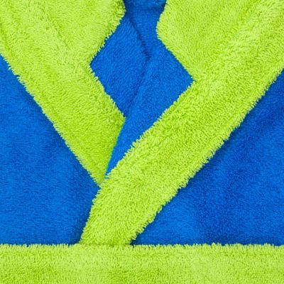 Albornoz Infantil de rizo 100% algodón Combi Turquesa OFERTA