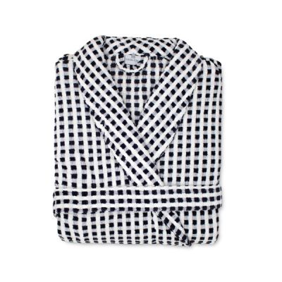 Albornoz rizo algodón en corte Smoking Rif Negro