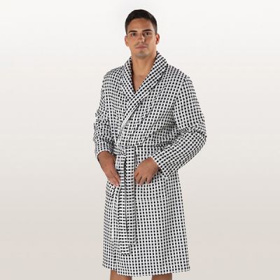 Albornoz rizo algodón en corte Smoking Rif Negro