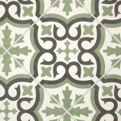 Alfombra vinílica de cocina 50 x 67 cm Trento Verde OFERTA