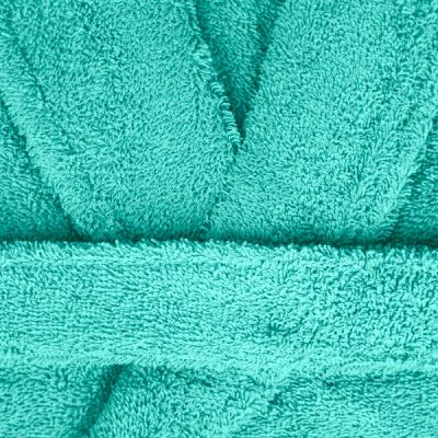 Barnús 70% cotó i 30% bambú Cottonplus Aiguamarina