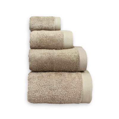 Toalla de rizo 70% algodón y 30% bambú Cottonplus Beige