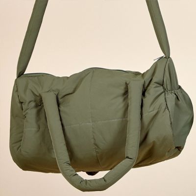 Bolsa de gimnasio acolchada saco Caqui