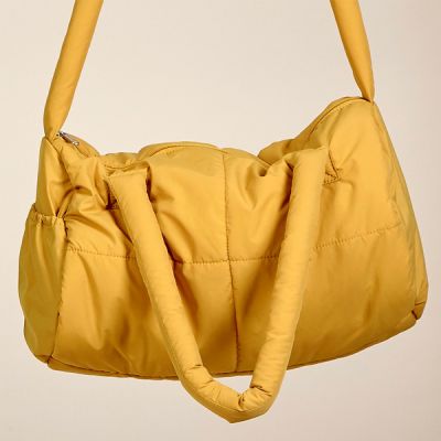 Bolsa de gimnasio acolchada saco Mostaza