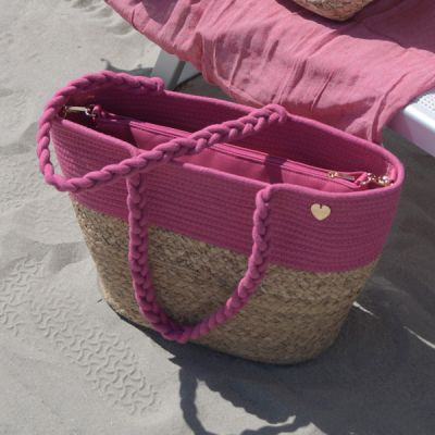 Bolso de playa BP0303 Rosa