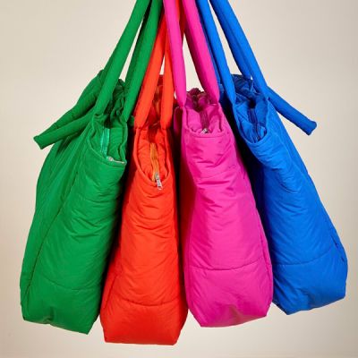 Bolsa de playa 55x18x40 cm acolchada saco Fucsia