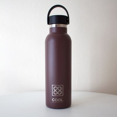 Botella termo Runbott COOL Barcelona 600ml Cacao