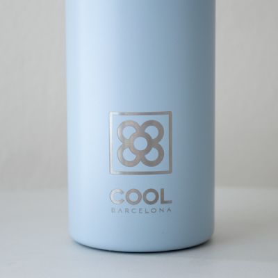 Botella termo Runbott COOL Barcelona 600ml Azul cielo