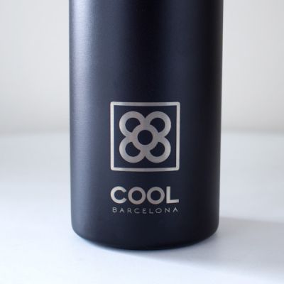 Botella termo Runbott COOL Barcelona 600ml Negro