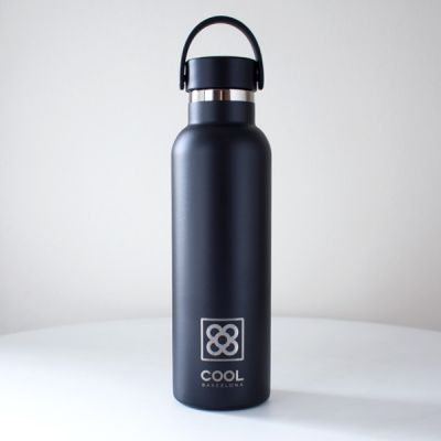 Botella termo Runbott COOL Barcelona 600ml Negro
