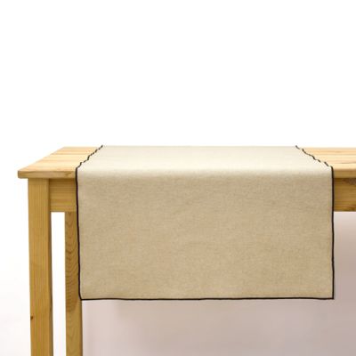 Camino de mesa resinado Polo Beige