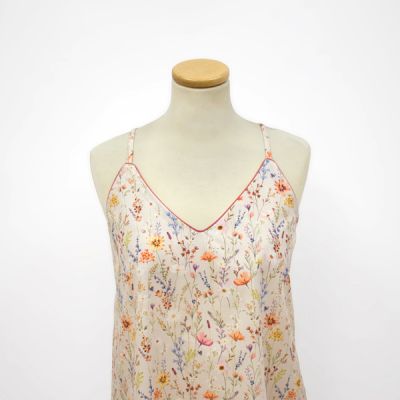 Camisón de tirantes 100% algodón percal 200 hilos Jávea, Cool Barcelona