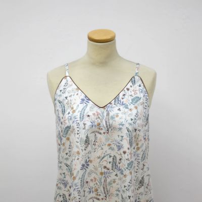 Camisón de mujer 100% algodón satinado 300 hilos Túria, Cool Barcelona