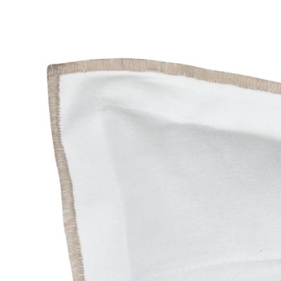 Cojín con relleno 40 x 60 cm 100% algodón Helios Blanco