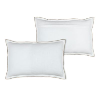 Cojín con relleno 40 x 60 cm 100% algodón Helios Blanco