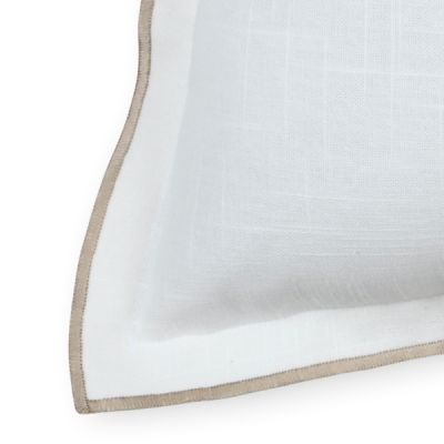 Cojín con relleno 45 x 45 cm 100% algodón Helios Blanco