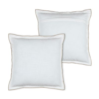 Cojín con relleno 45 x 45 cm 100% algodón Helios Blanco