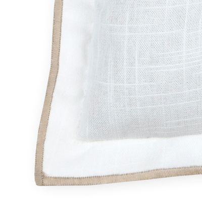 Cojín de silla 38 x 38 cm 100% algodón Helios Blanco