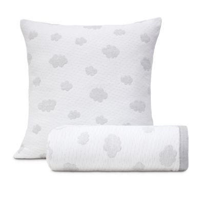 Colcha de entretiempo Nubes Cama de 90 cm Gris OFERTA