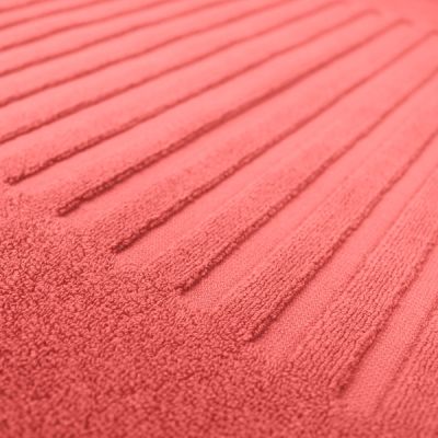 Catifa de bany de ris 100% cotó Cottonplus Coral