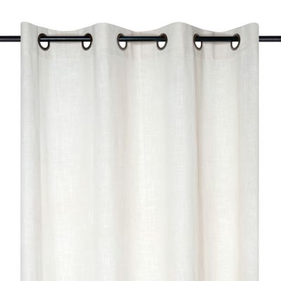 Cortina 100% algodón 140 x 260 cm Helios Blanco