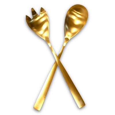 Cuchara ensalada de acero inoxidable Bcn Oro OFERTA