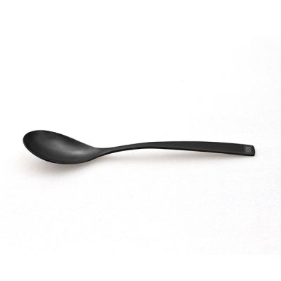 Cuchara de acero inoxidable Bcn Negro OFERTA