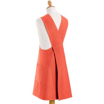 Delantal Japonés Haru 100% Algodón Rojo