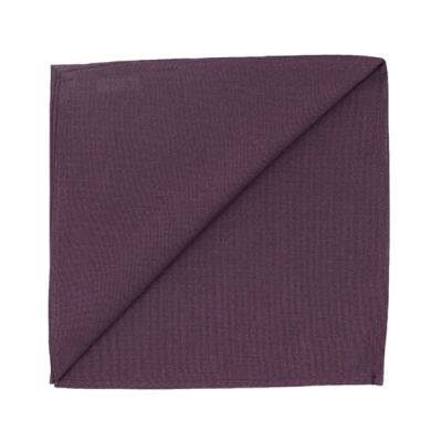 Servilleta 100% algodón 45 x 45 cm Aubergine