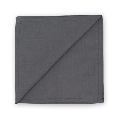 Servilleta 100% algodón 45 x 45 cm Antracita