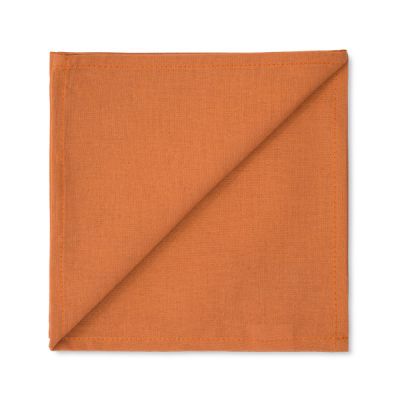 Servilleta 100% algodón 45 x 45 cm Naranja Brule
