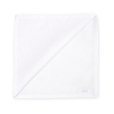 Servilleta 100% algodón 45 x 45 cm Blanco