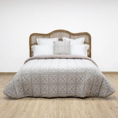 Edredón reversible Sherpa Panot Barcelona Beige