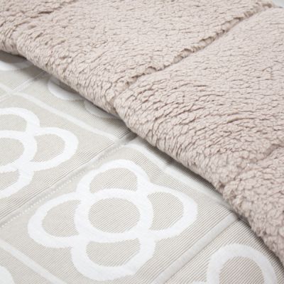 Edredón reversible Sherpa Panot Barcelona Beige